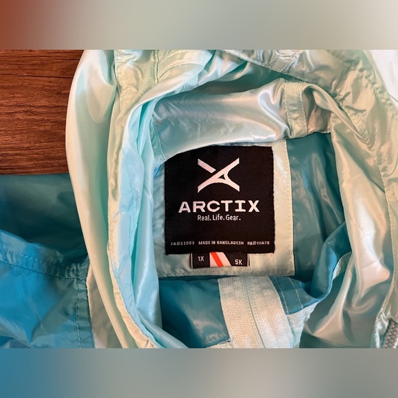 Arctix Women's Zephyr Windbreaker Jacket Island Azure Size 1X NWT D17 - Picture 6 of 8